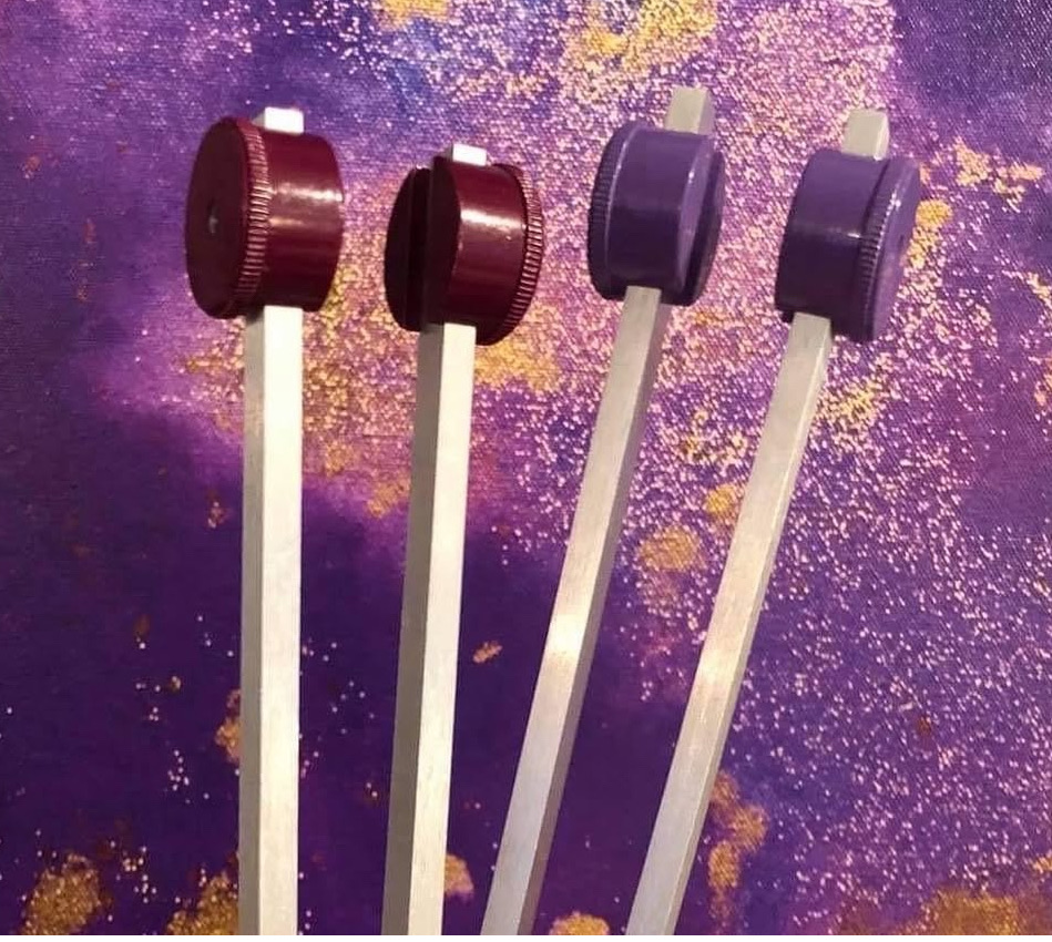 Acutonics training session with tuning fork application