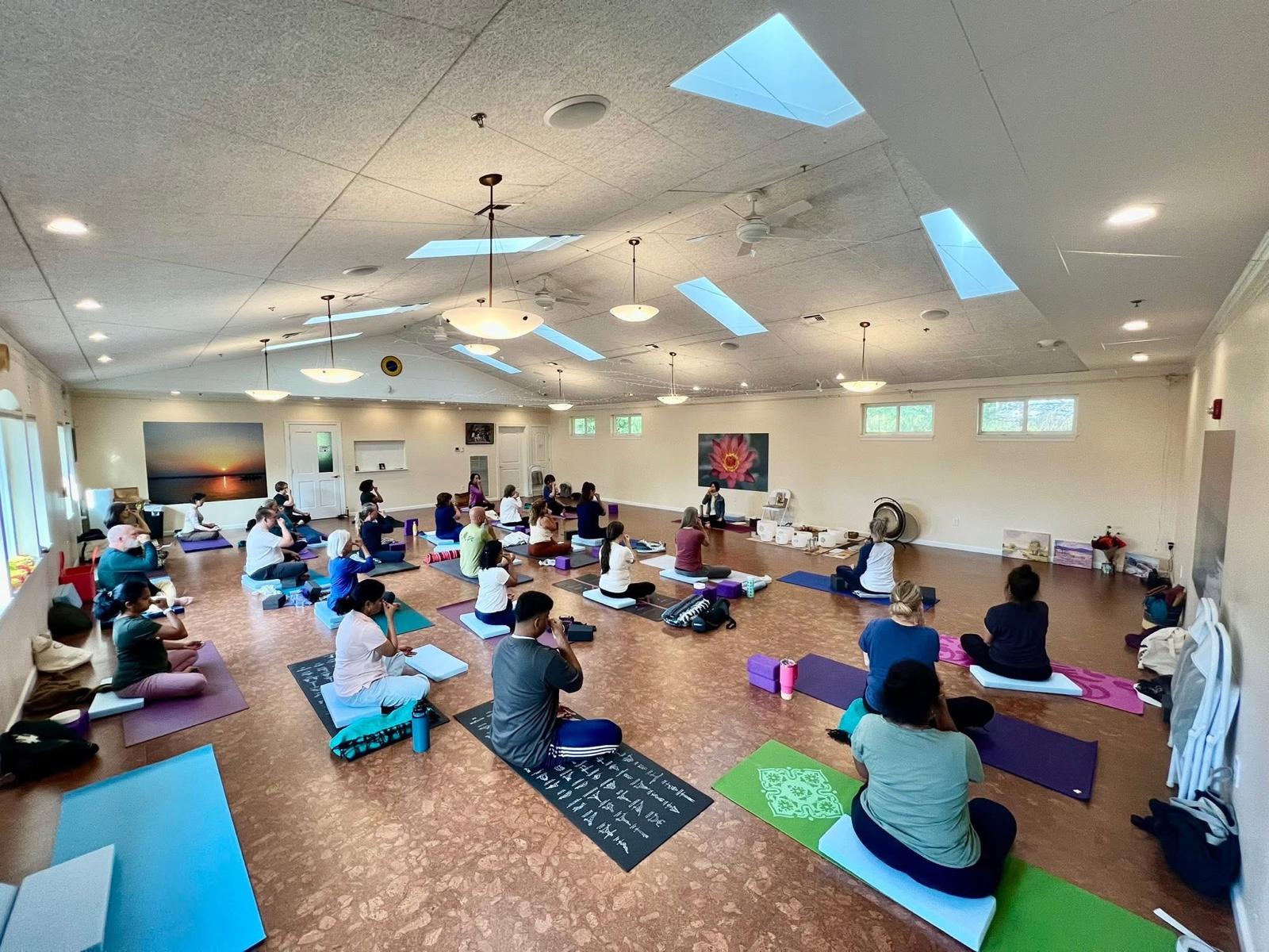 Yoga alignment workshop focusing on standing poses